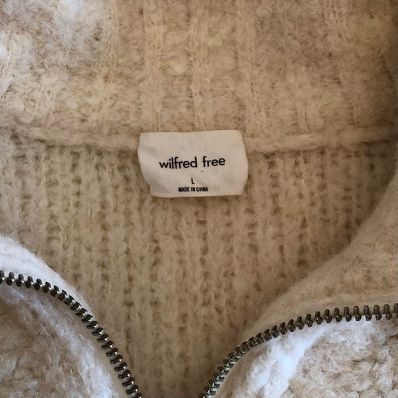 wilfred free quarter zip sweater - Picture 3 of 4